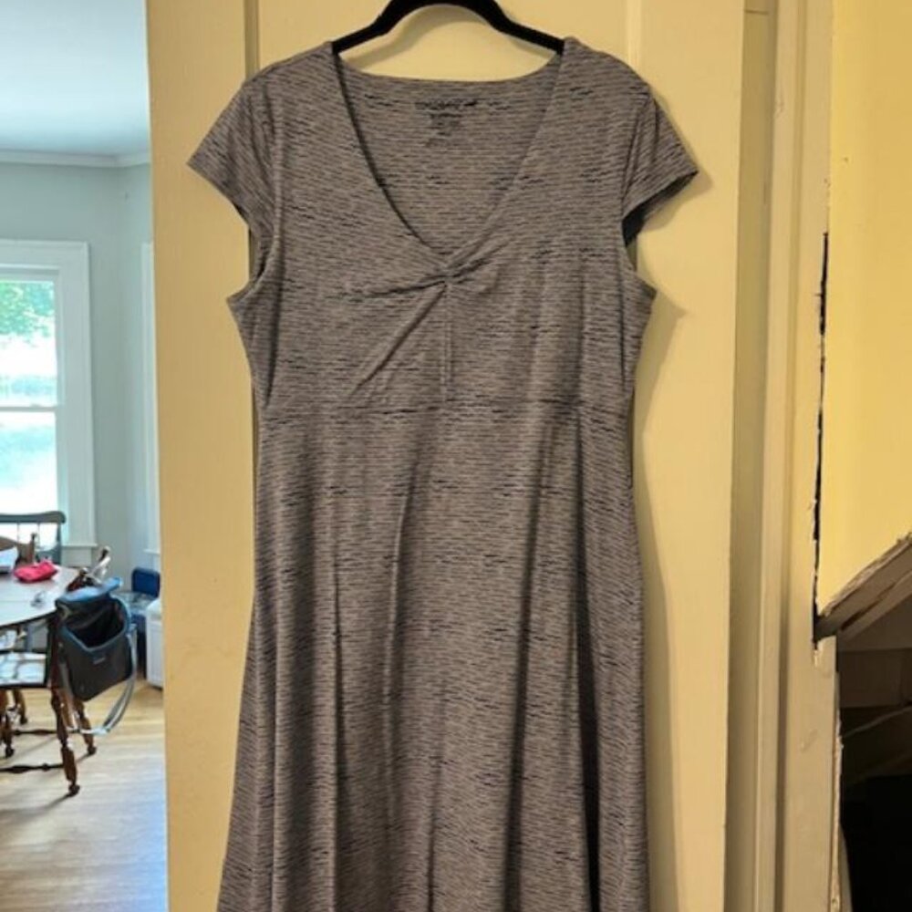 Toad & Co. "Rosemarie" blue wave dress
